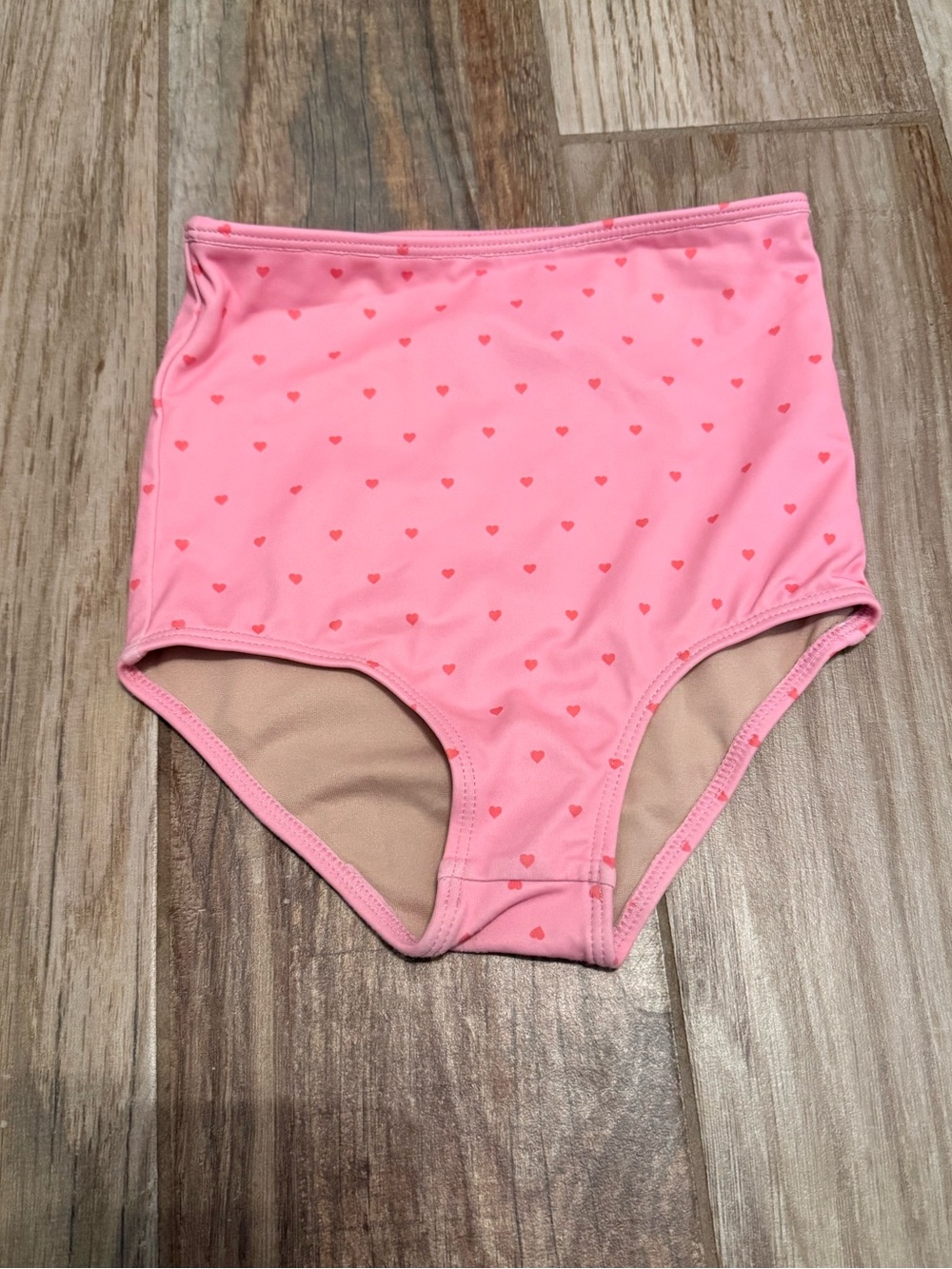 Kortni Jeane Mini Pink Hearts High Waisted Bottoms